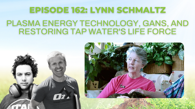 Episode 162: Lynn Schmaltz on plasma energy technology, GANS, and restoring tap water's life force