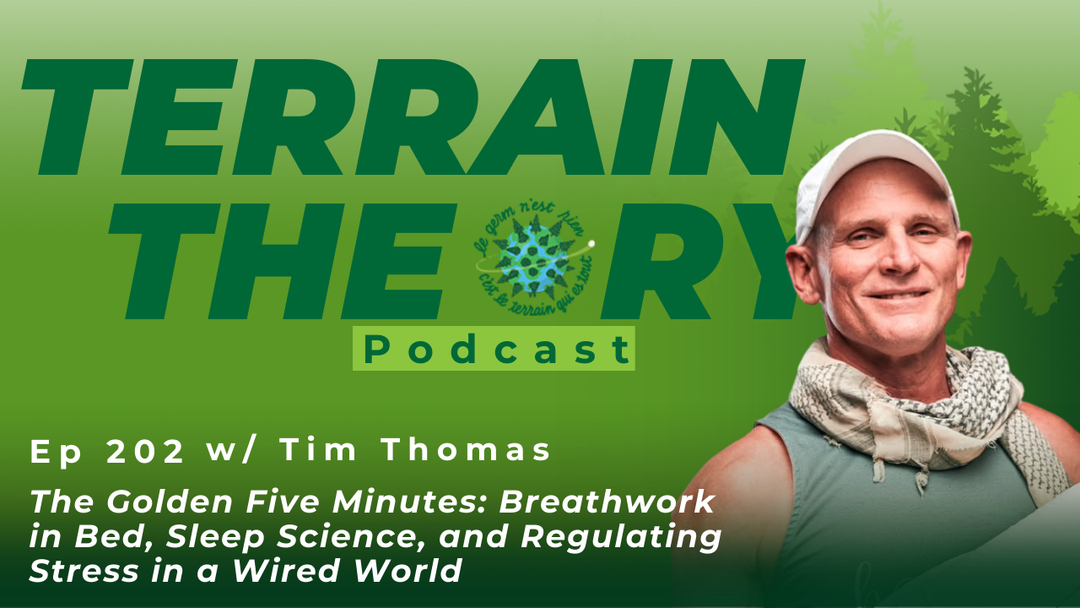 [Ep 202] The Golden Five Minutes: Breathwork in Bed, Sleep Science, and Regulating Stress in a Wired World with Tim Thomas