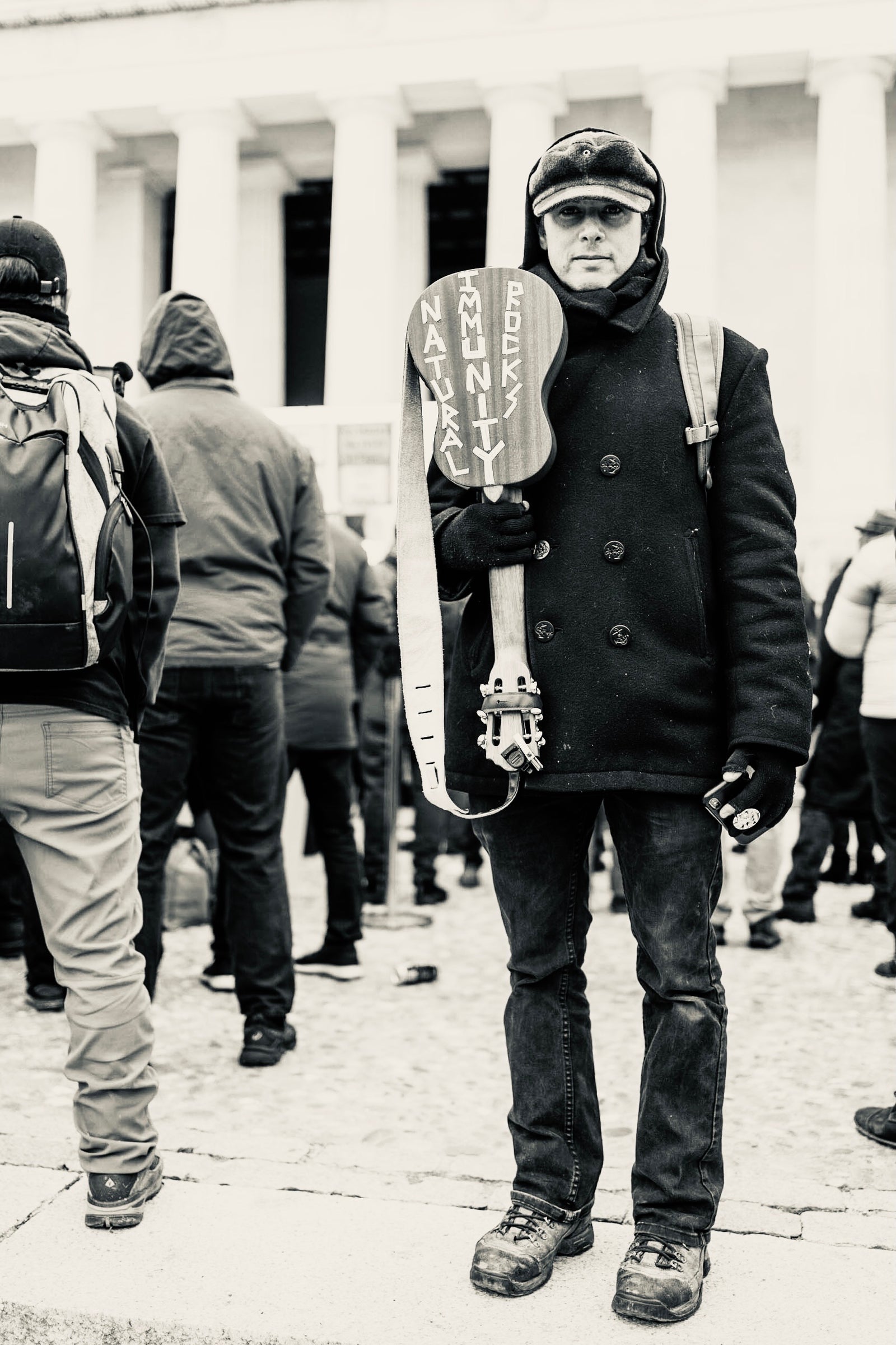 Mike at the March